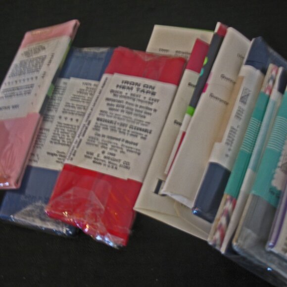 Vintage Sewing Lot - Seam Bindings, Rick Rack, Bias Tape, Stretch Lace, Piping 2 - Picture 2 of 4
